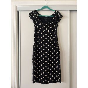 VTG Y2K The Limited Silk Polka Dot Dress